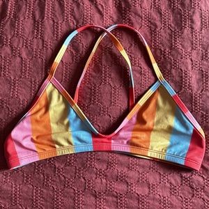 fixed back striped jolyn top